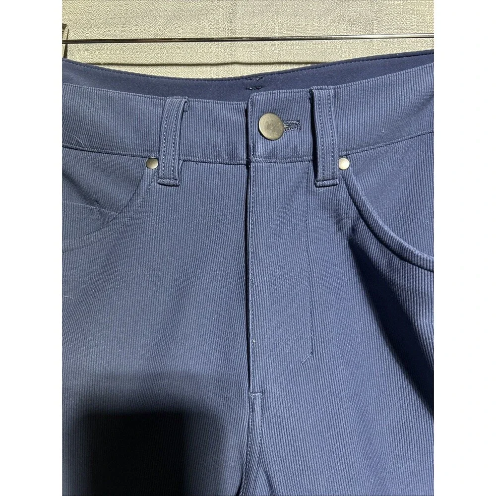 Lululemon ABC Classic Warpstreme Pants - Men's Size 28 -‎ Navy Blue textured